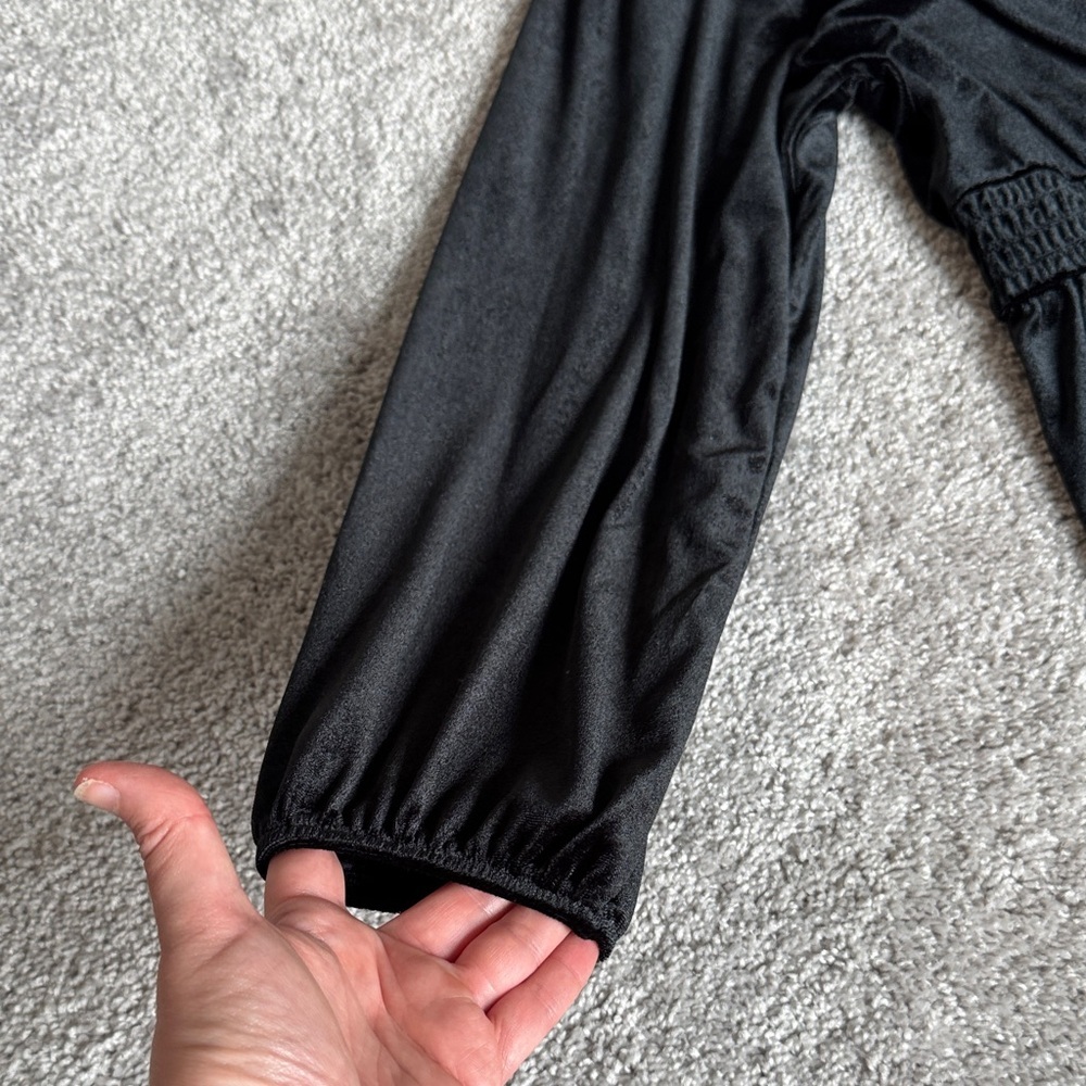 Knox Rose Black Velvet Maxi Dress Medium - Picture 6 of 7